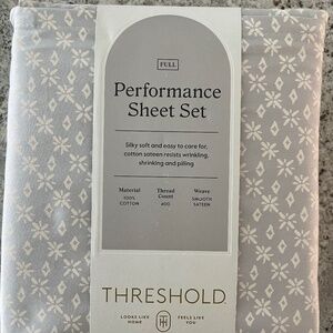 Full 400 Thread Count 100% Cotton Performance Sheet Set Twinkle Stars
